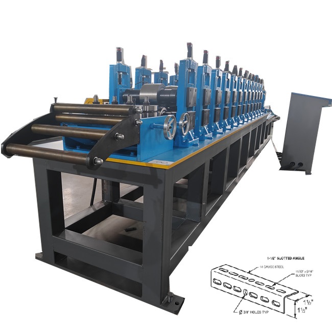 Slotted Angle Roll Forming Machine Slotted Angle Shelves Machine